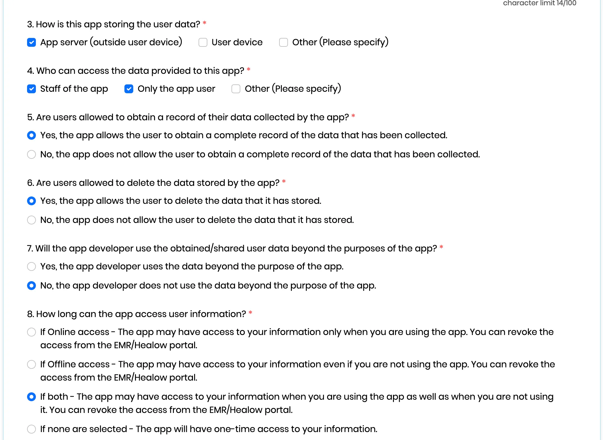Questionnaire