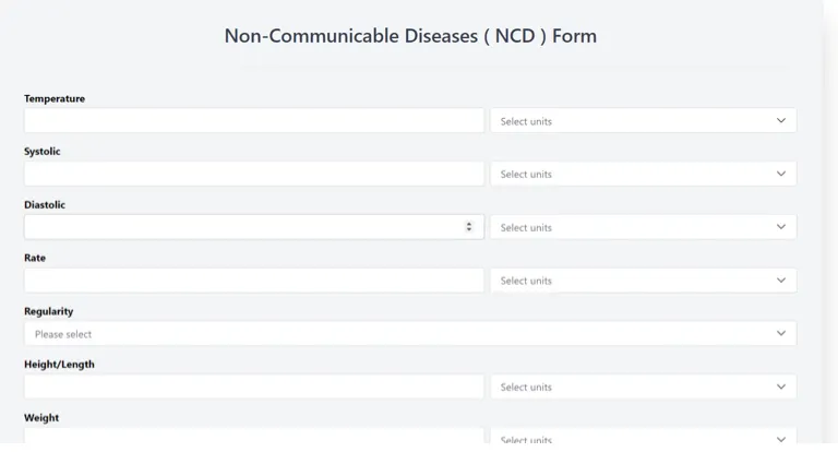 Non communicable diseases form 1