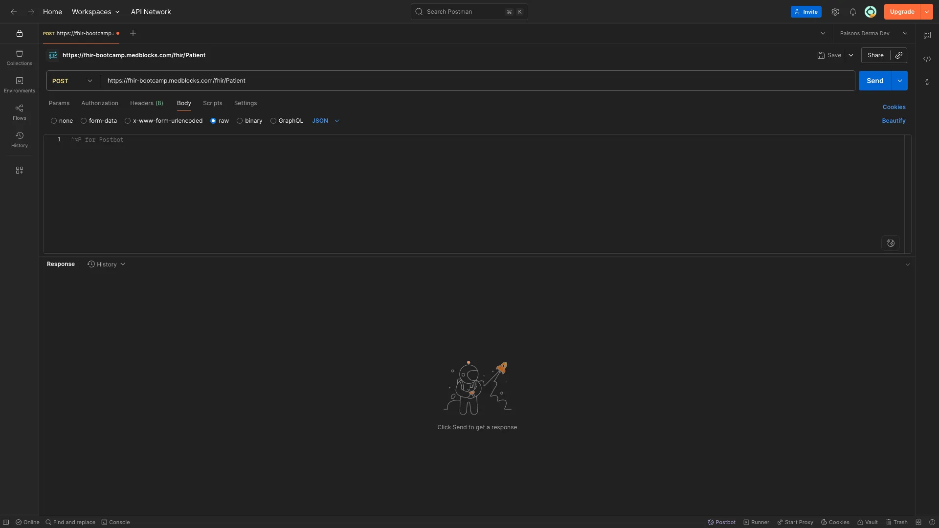Create a FHIR Patient Resource  Step 1