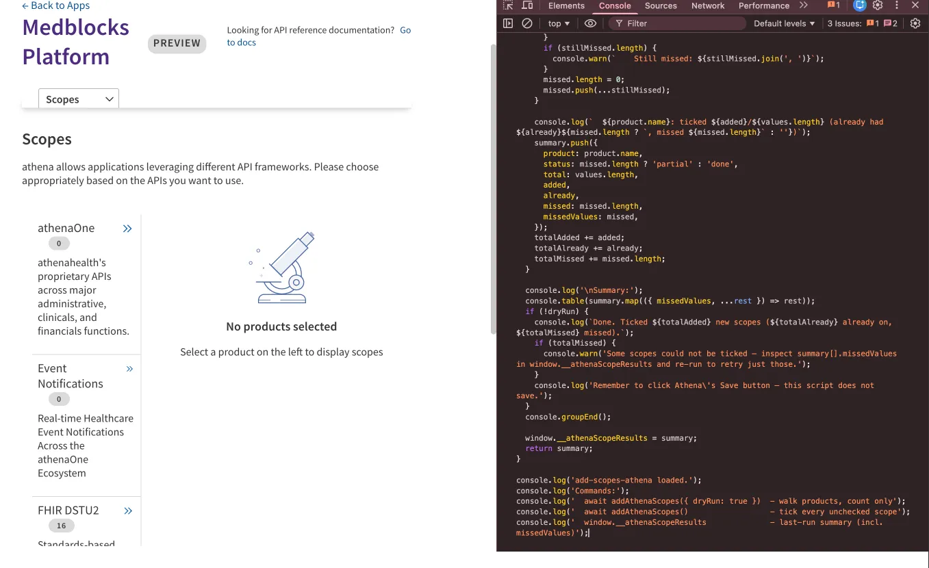 Scopes script